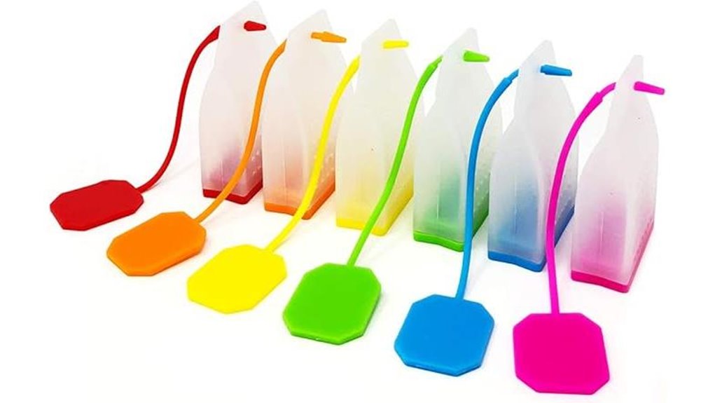 wrapables silicone tea infusers set