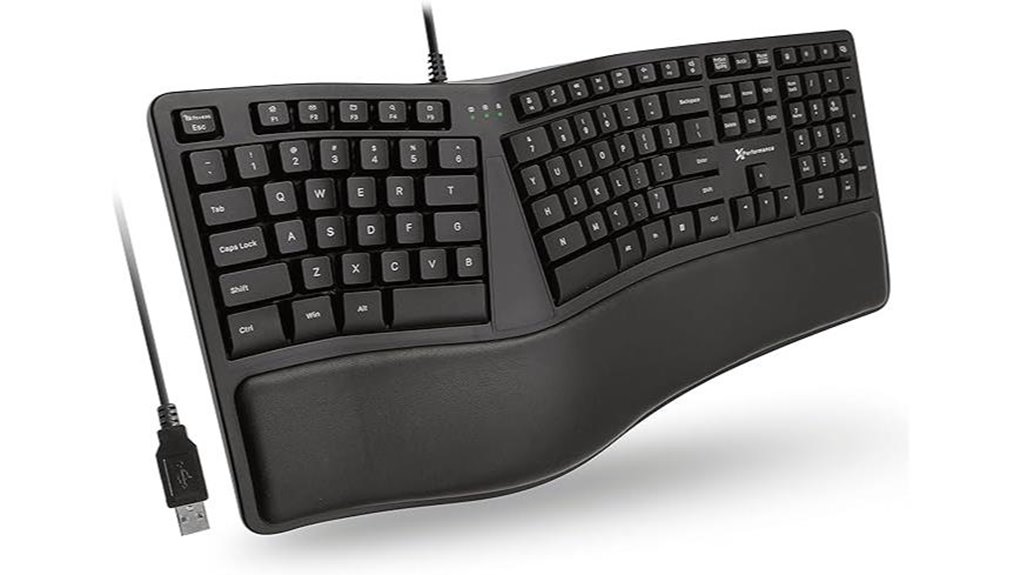 x9 ergonomic split wrist rest