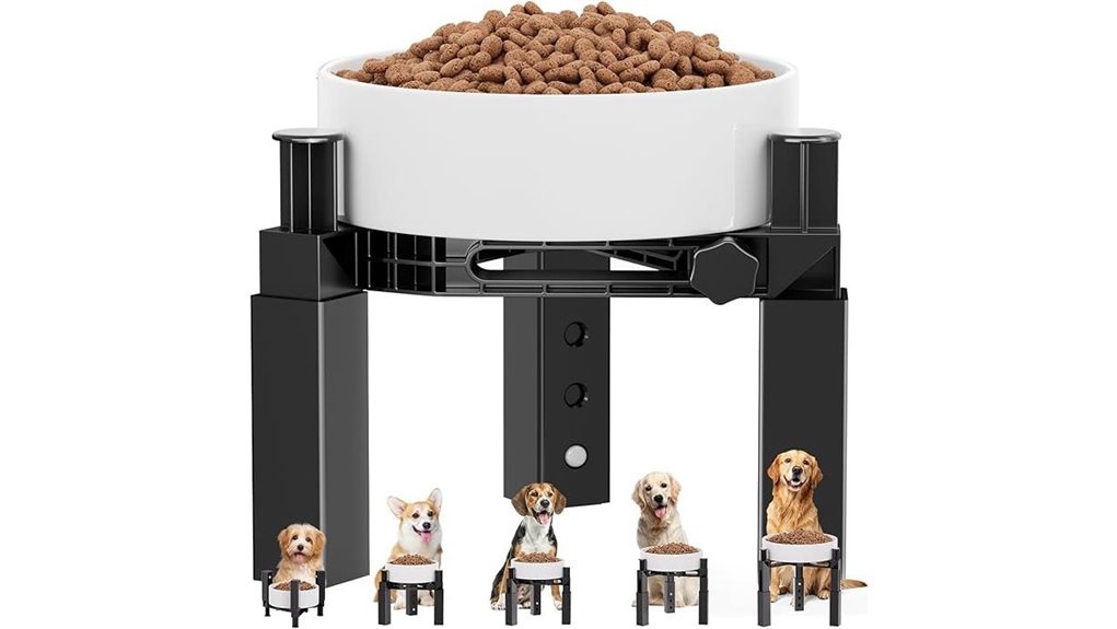 xiaz adjustable dog stand