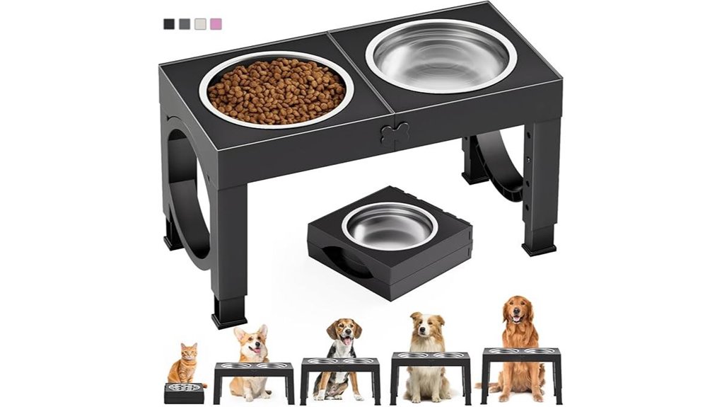 xiaz adjustable dog stand
