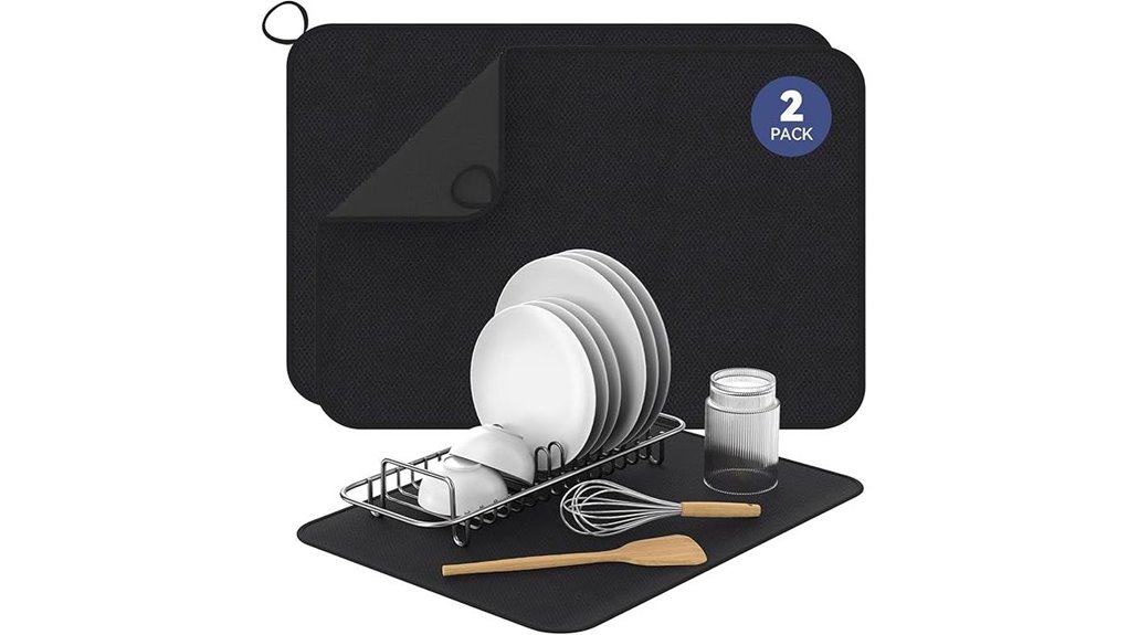 xl microfiber dish mats