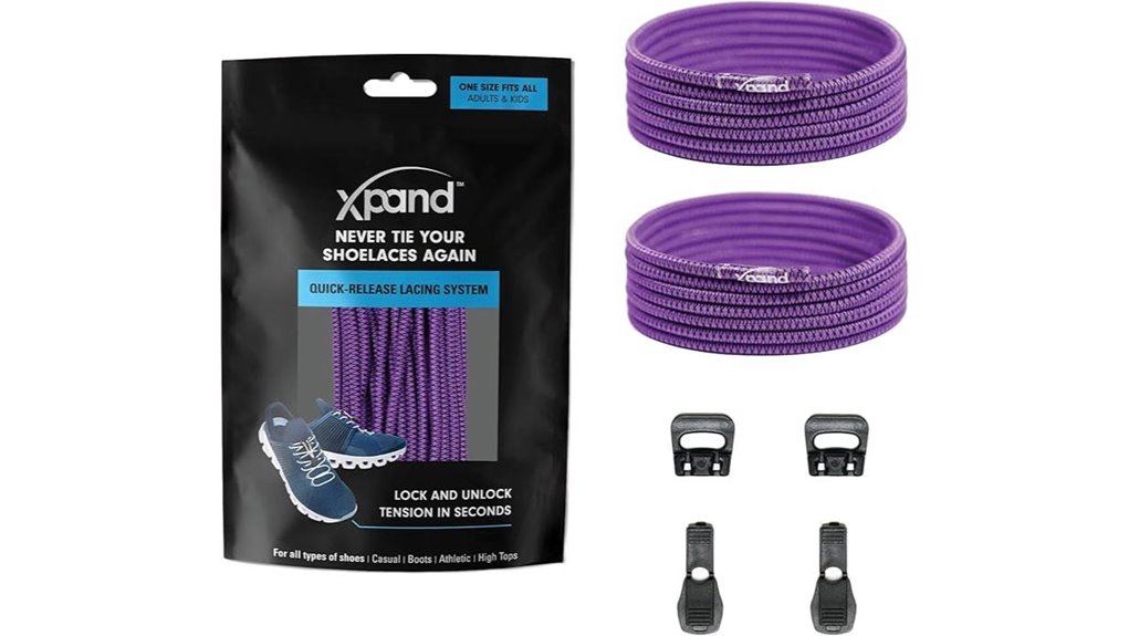 xpand round lacing elastic no tie shoelaces onesize