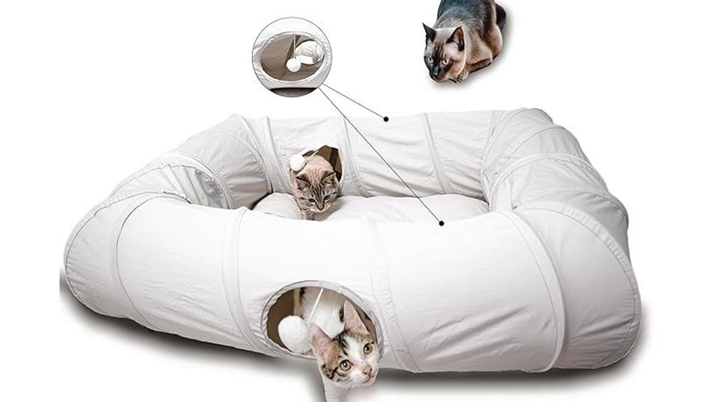 xxingsheep 4 way cat tunnel