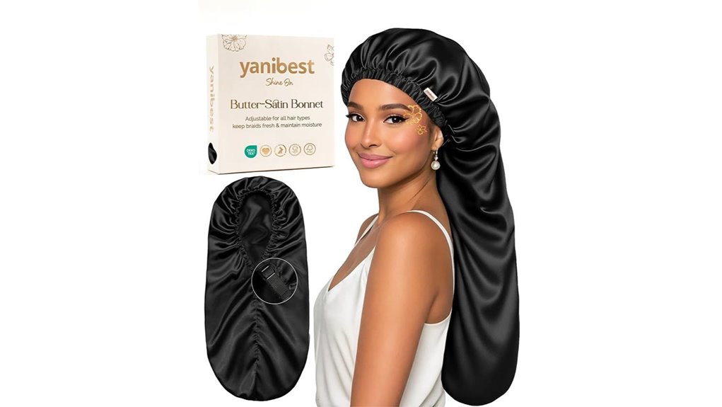 yanibest double layer satin bonnet