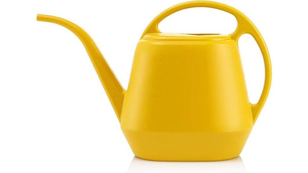 yellow 1 gallon plastic can