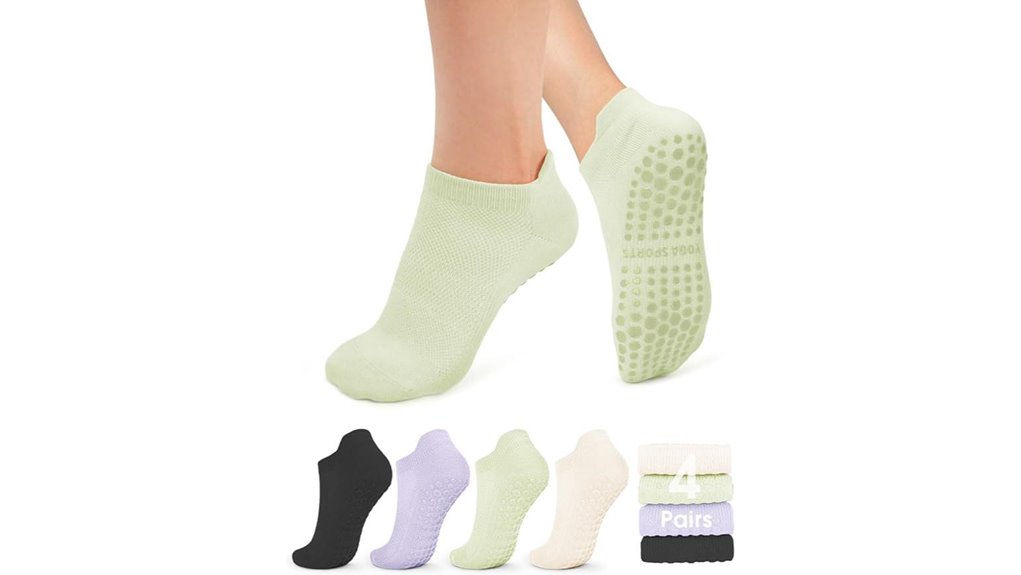 yeug non slip pilates socks