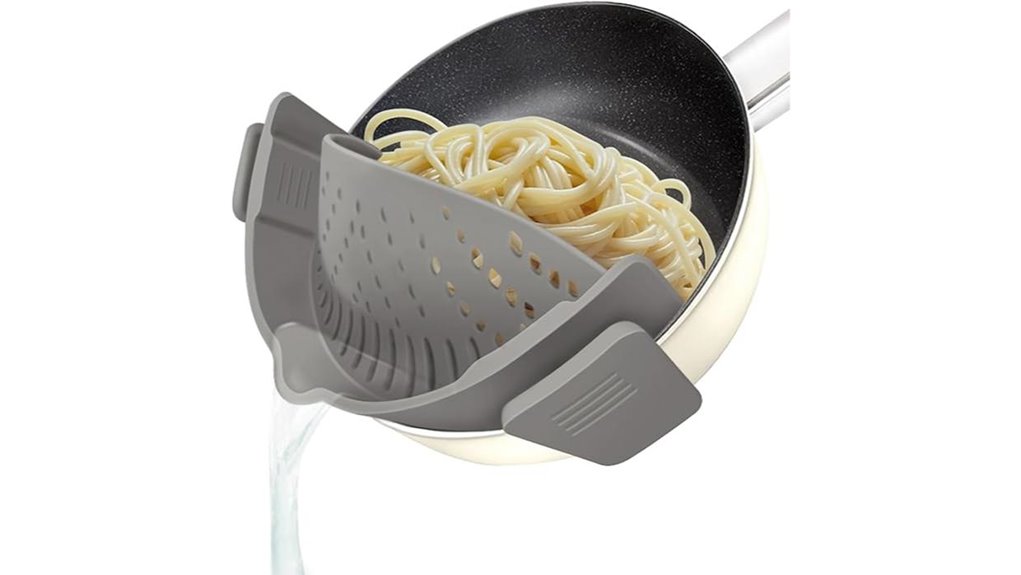 yevior clip on pot strainer