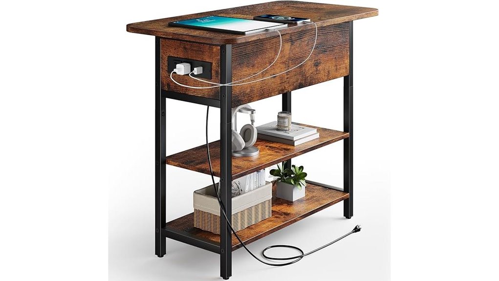 yoobure flip top table charger