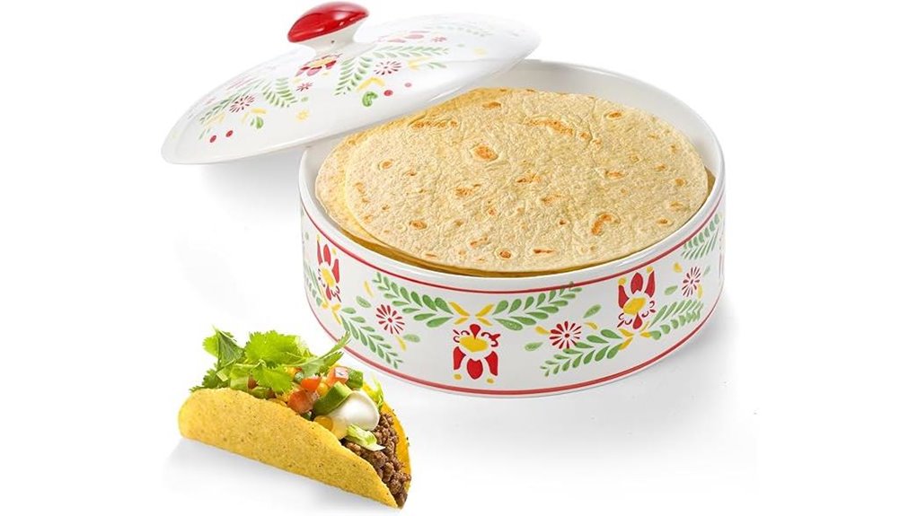 yopay ceramic tortilla warmer