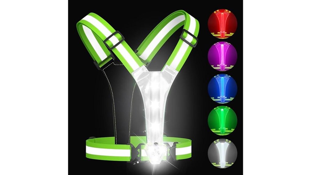 zacro led reflective vest