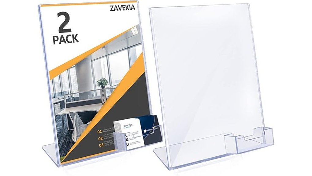 zavekia acrylic 8 5x11 stand