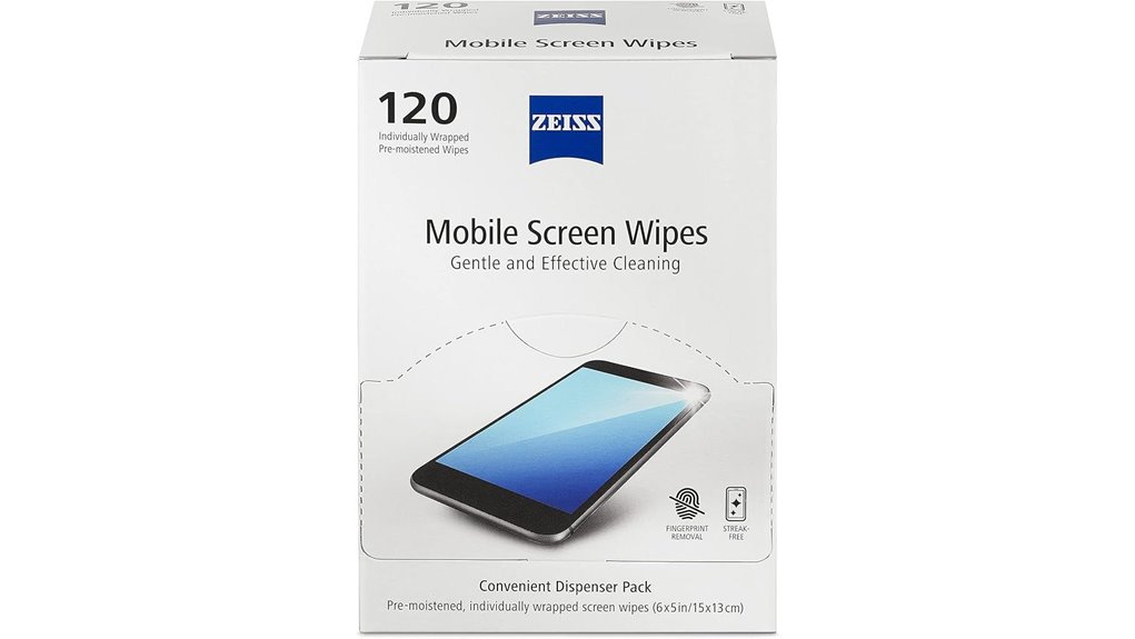 zeiss pre moistened screen wipes