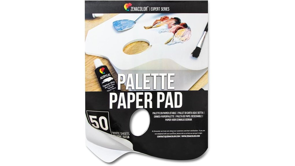 zenacolor palette pad 50