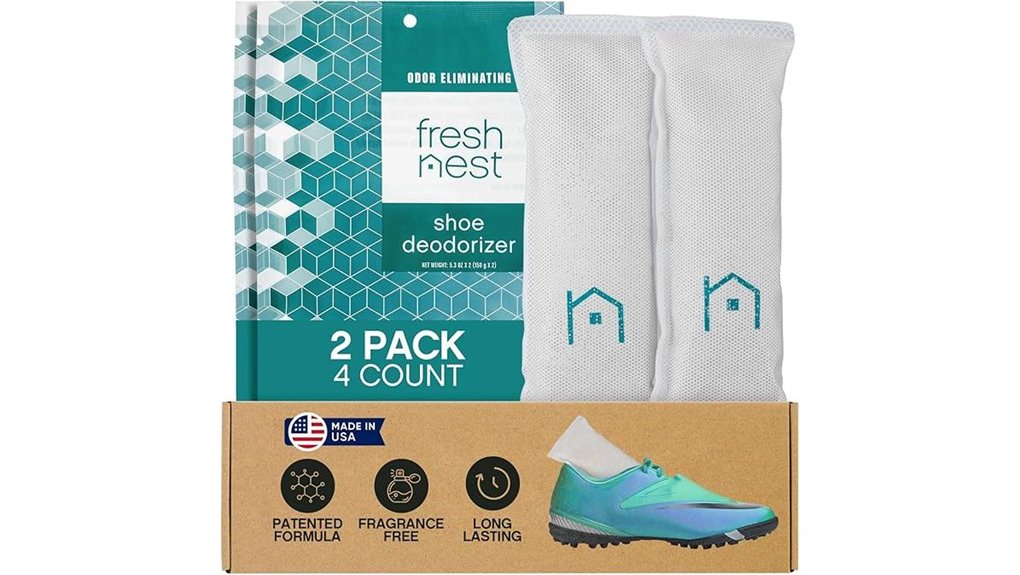 zeolites shoe deodorizer 2 pack