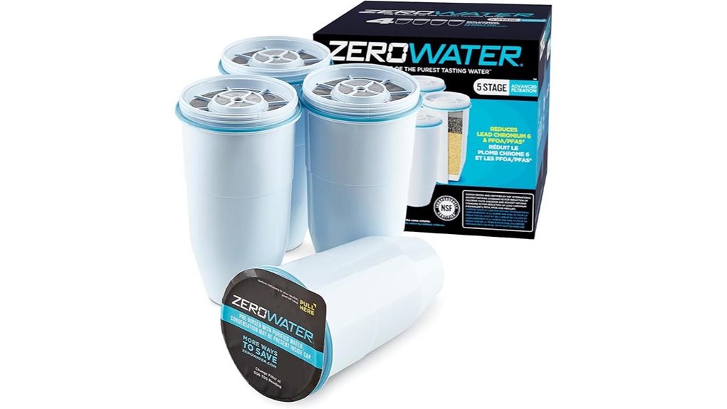 zerowater official 5 stage 4 pack