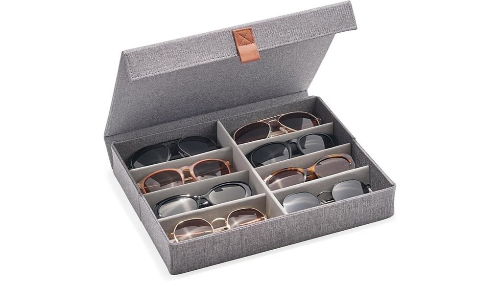 zicoto 8 pair sunglass organizer