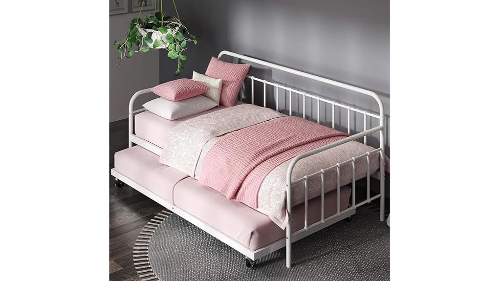 zinus florence twin daybed with trundle