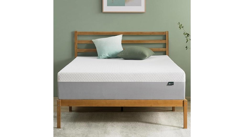 zinus green tea queen mattress