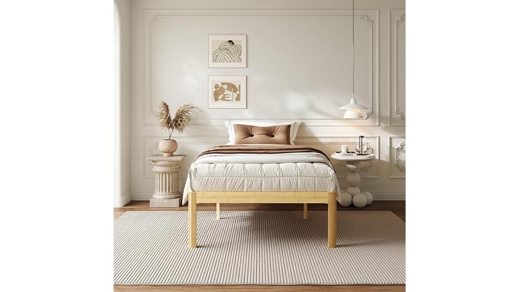 ziyaa 18 king bamboo bed