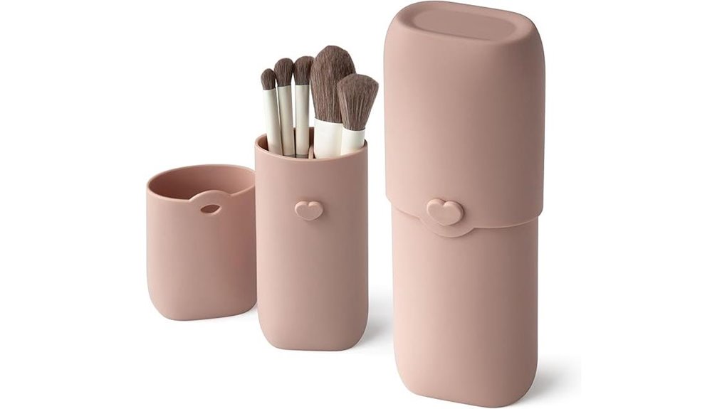 zoka silicone makeup brush holder