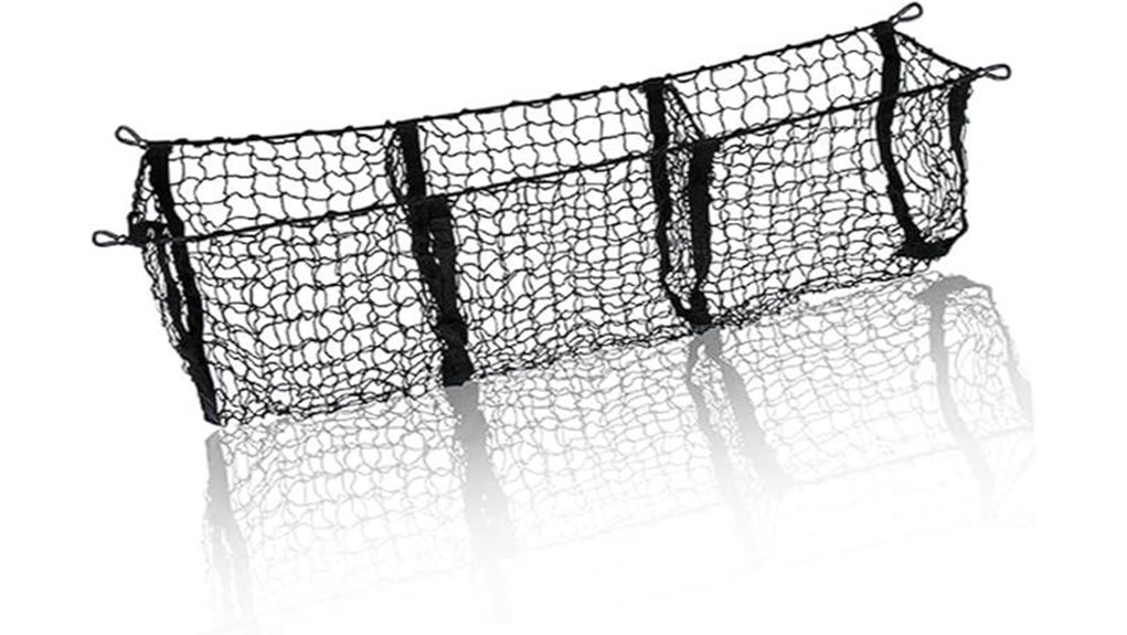 zone tech three pocket mesh cargo net