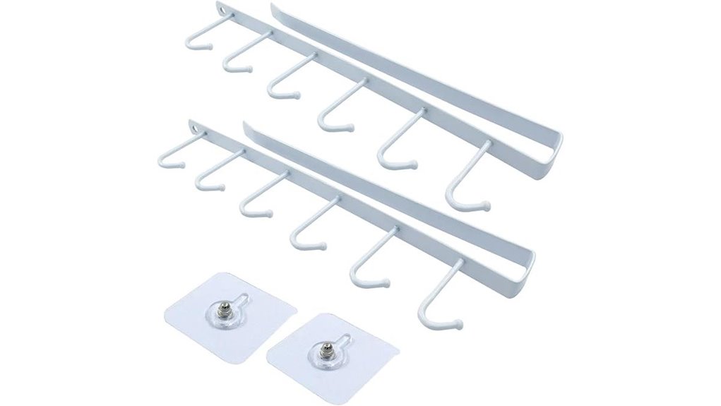 zorfeter under cabinet mug hooks