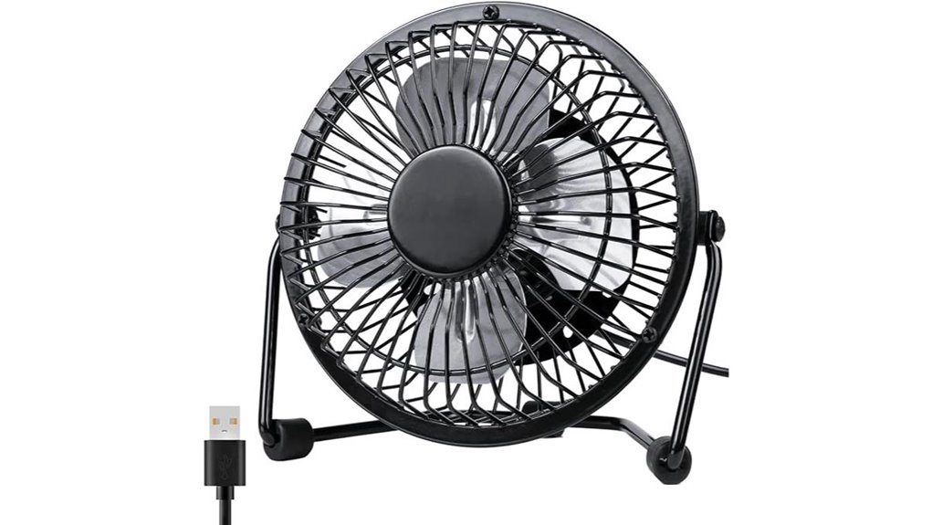 zuvas usb desk fan 360